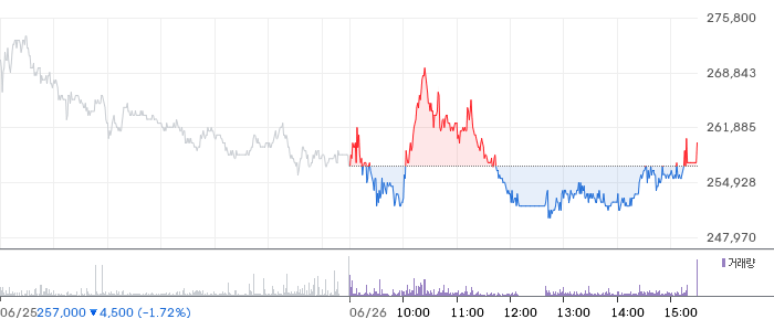 원소재 주가 차트
