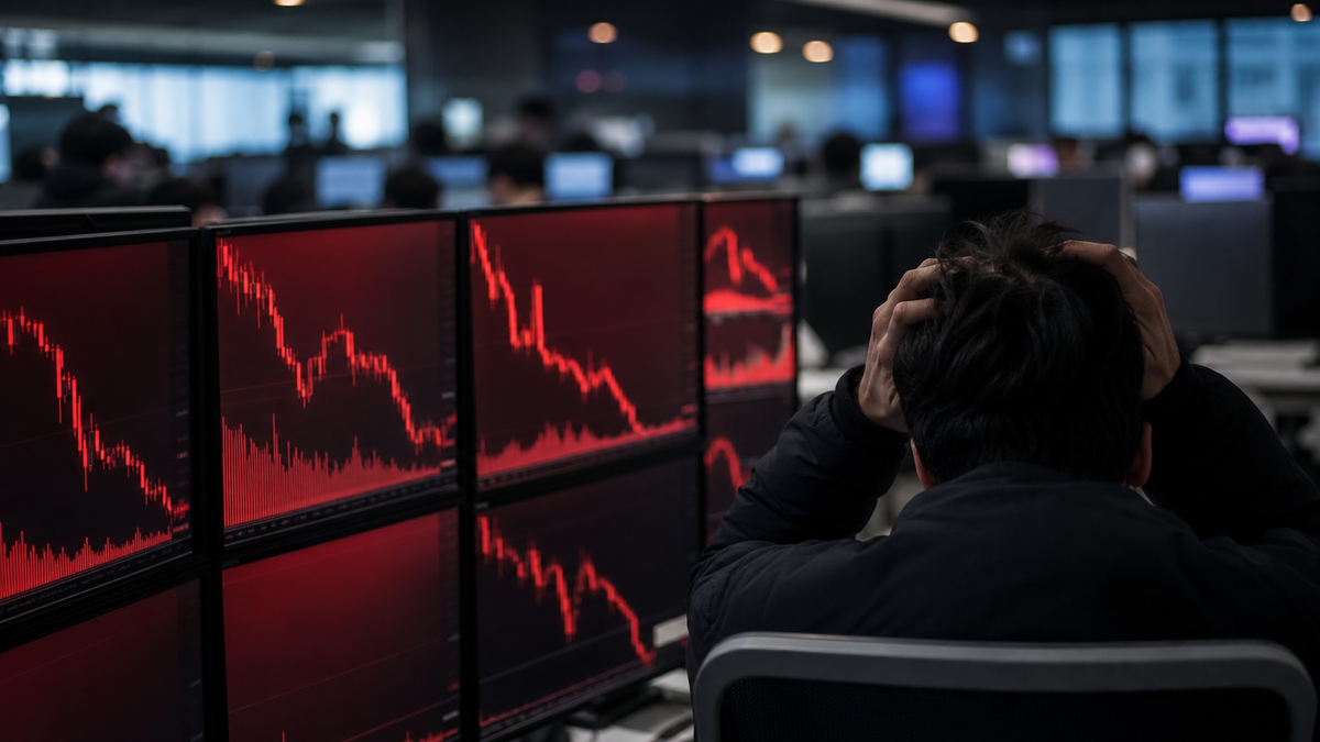 「어제는 환호」 코스피 5.8% 폭락…8400선 붕괴 '개미 비명'
