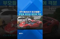 8억 페라리 '놀이터' 만든 아이들…수리비 672만원 vs 114만원 '극과 극'