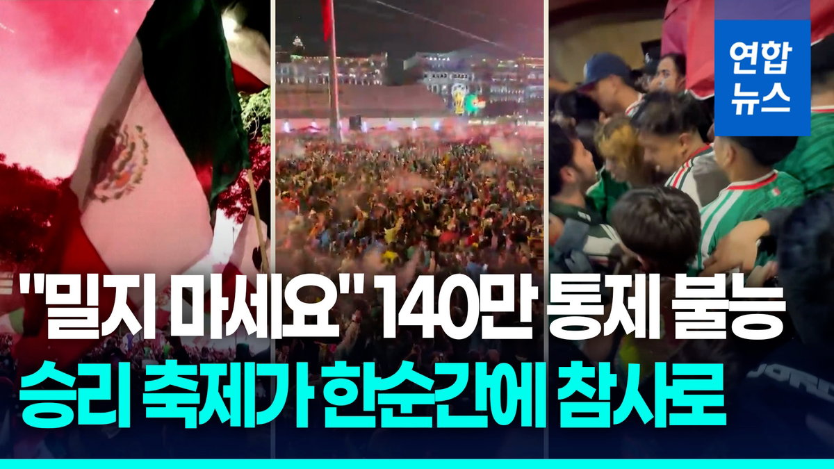 16강 진출 환호가 비극으로…멕시코 거리 축제서 4명 사망