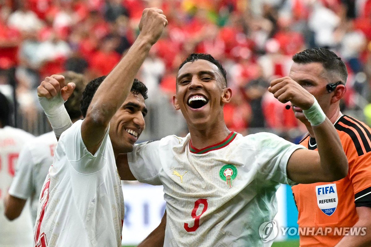 모로코, 캐나다 3-0 완파…아프리카 최초 월드컵 2회 연속 8강 신화