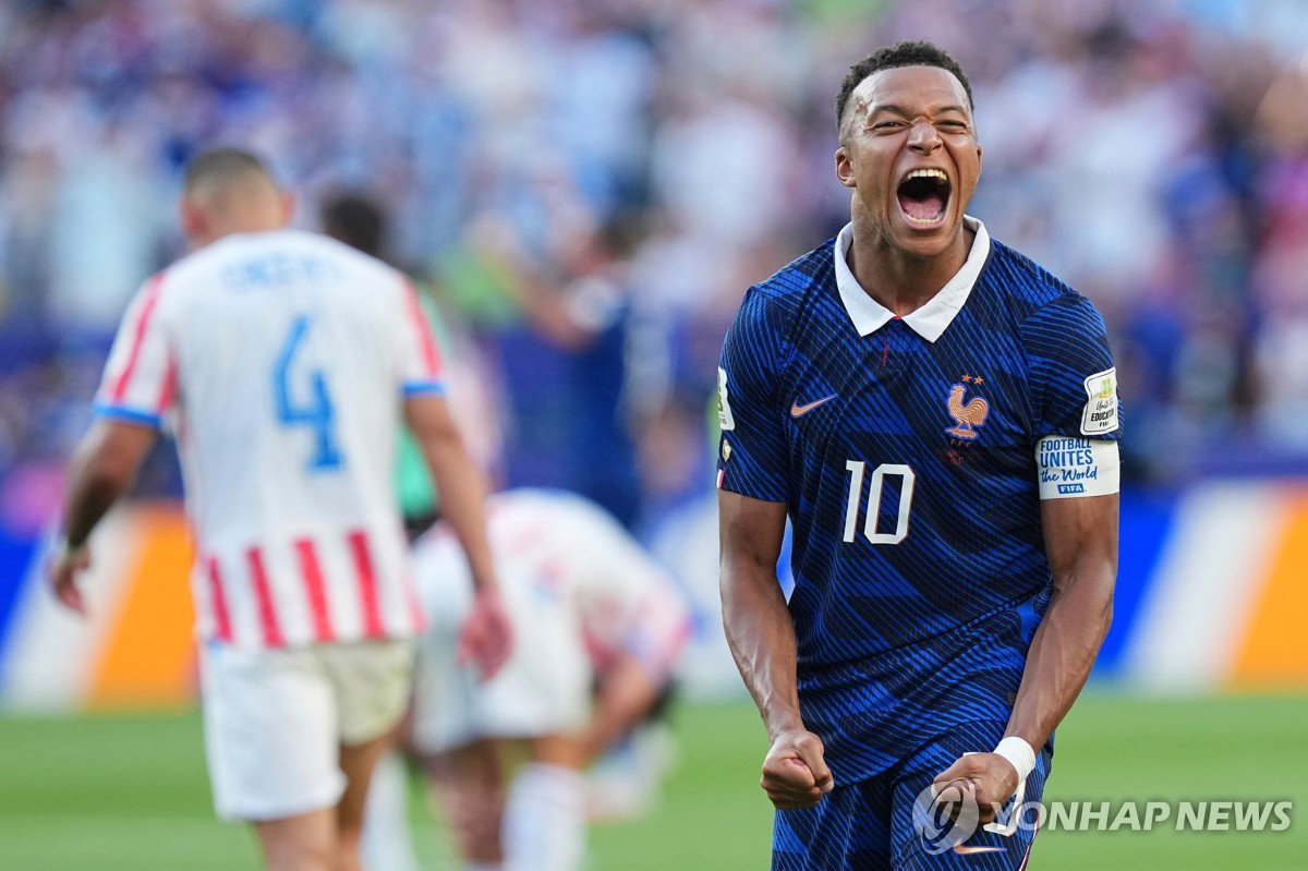 음바페 PK 결승골, 프랑스 파라과이 1-0 제압…8강 문 열었다