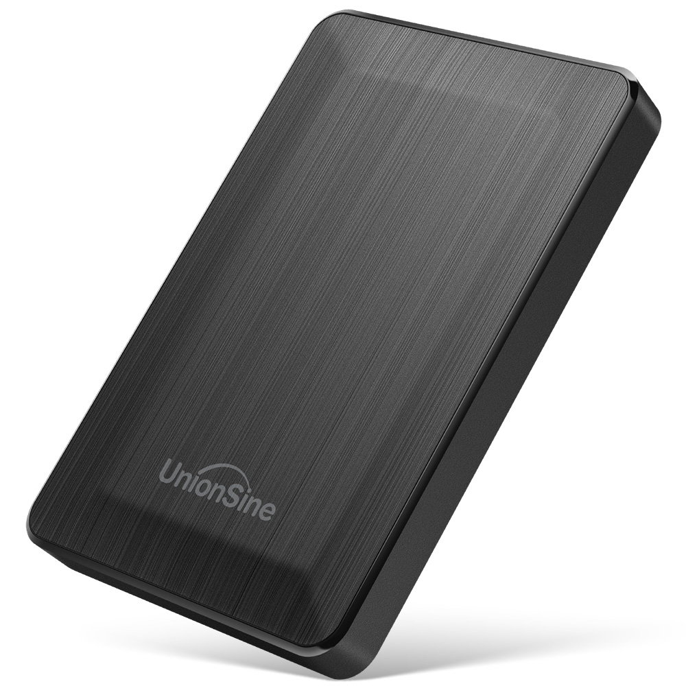 UnionSine 휴대용 외장하드 USB3.0 / 대용량 / 노트북 PC 맥 호환, BLACK, 1TB