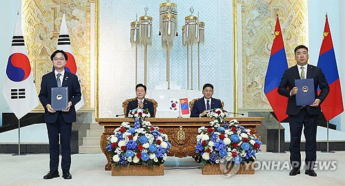 '1년 7개월 침묵' 한-몽골 CEPA, 핵심광물 2~5% 즉시 철폐…K-소비재 날개