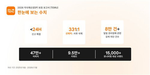 테무 '짝퉁' 잡는다…모니터링 3배↑, 1.6만곳 폐쇄