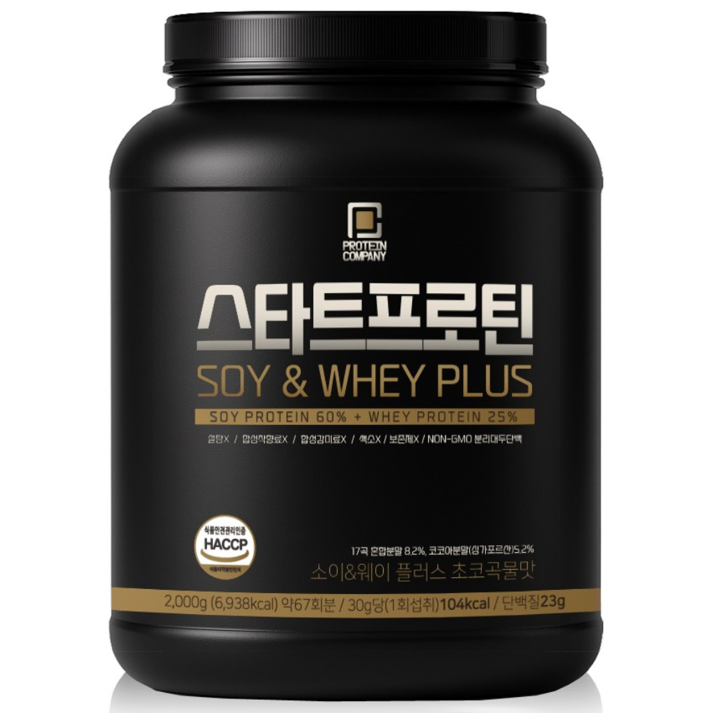 당제로 스타트프로틴 SOY&WHEY PLUS 초코곡물맛 HACCP인증, 2kg, 1개