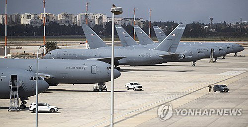 이란 전면전 임박? 美, 공중급유기 증강 통보