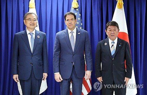 한미일 외교장관, 2주 만에 마닐라 급회동…'대만·中 ICBM' 직접 겨냥