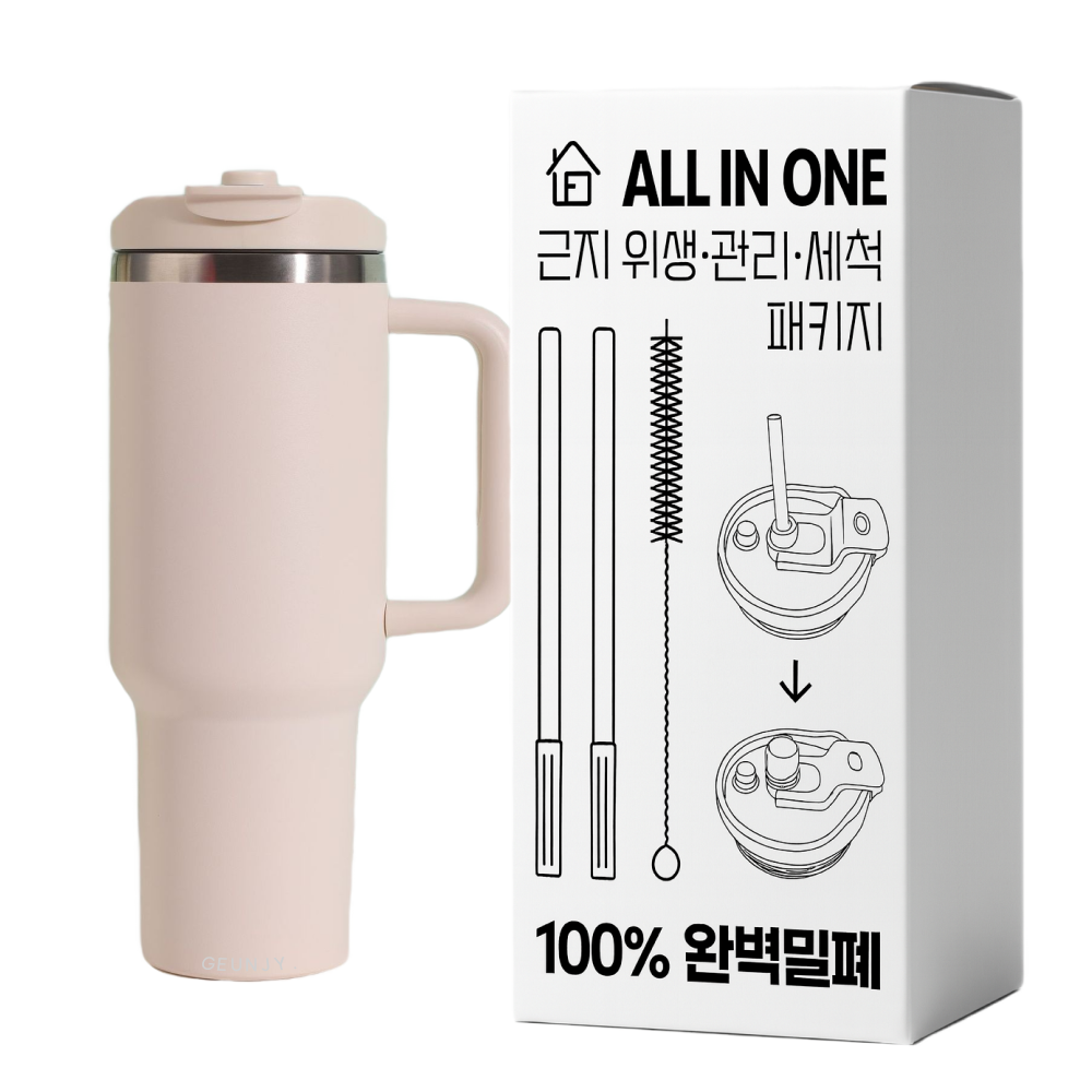 근지 1.2리터 대용량 차량용 캠핑용 텀블러 밀폐 이중 진공 보온보냉, 1개, 1200ml, 화이트