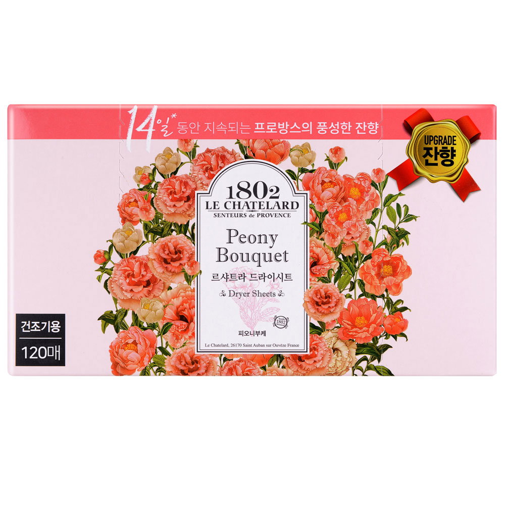 르샤트라1802 드라이시트 섬유유연제 피오니부케 본품
