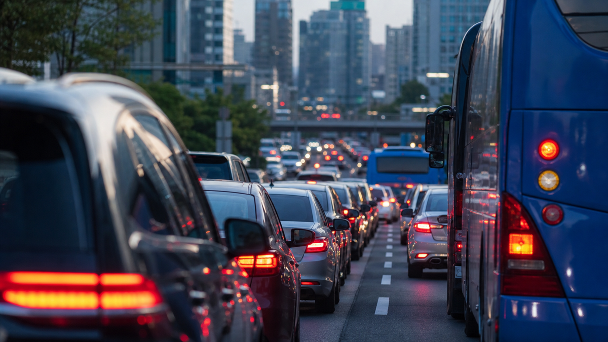 Seoul Major Hospital 'Traffic Nightmare: 100 Meters in 40 Minutes'