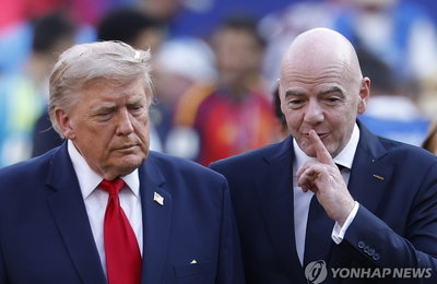 인판티노 FIFA 회장, 비판론자에 작심 반격…"증오 뒤에 숨은 자들, 유감이다"
