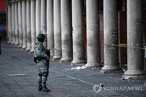 월드컵 끝 멕시코시티, '5만 6천' 경찰 철수 후 대낮 총격·명품 강도 '충격'