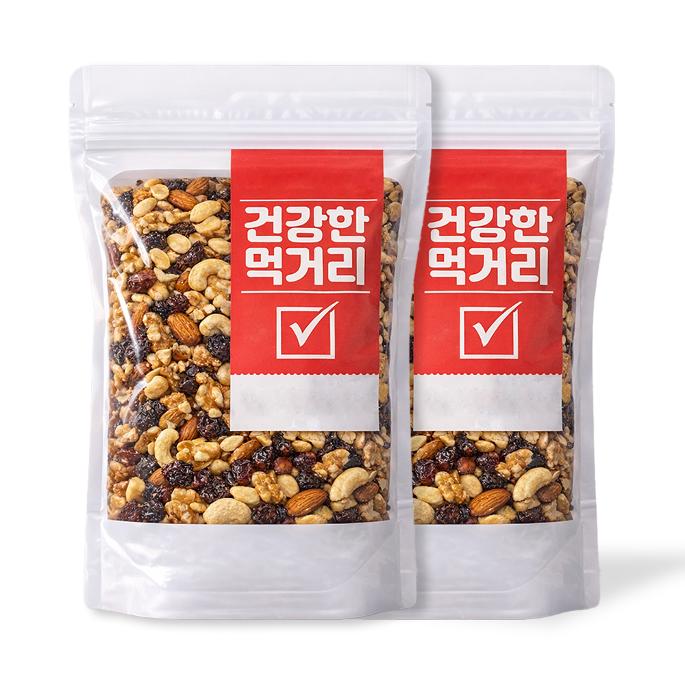 새봄푸드 프리미엄 믹스너츠 1kg 2개