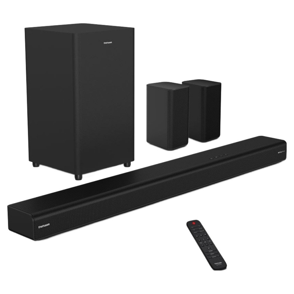 더함 돌비 애트모스 업파이어링 사운드바   스피커 세트 3.1.2ch 300W, SW300-231R, 단일 색상