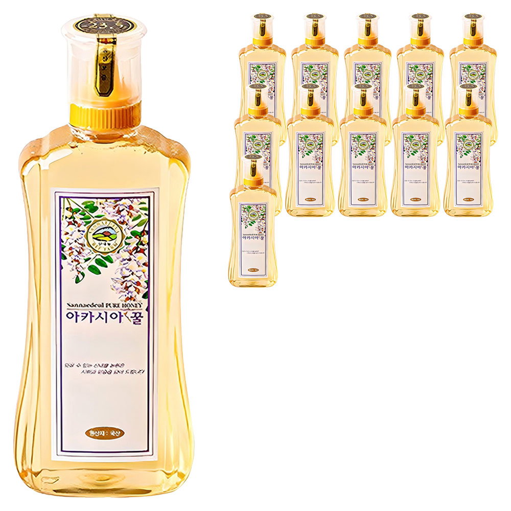 산내들농원 프리미엄 아카시아꿀, 500g, 12개