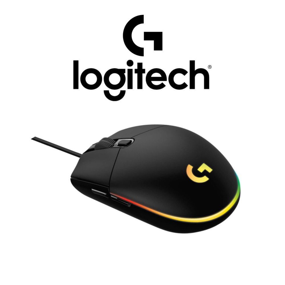 로지텍 라이트싱크 유선 게이밍 마우스 RGB 라이트 PC 게임용 유선마우스  BOLT 수신기, BLACK, G102