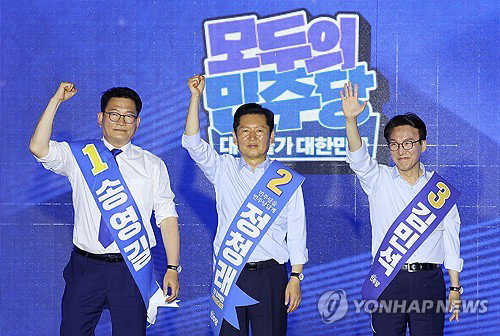 '대역전극' 정청래, 부울경 2.8%p 승리…김민석 '누적 1위' 뒤집었다
