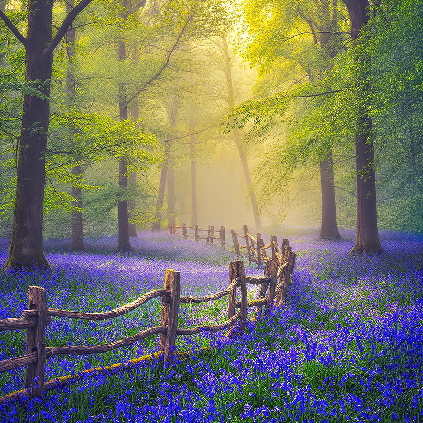 [Title: The Resting Forest Location: Tilden Regional Park, CA. Year Created: 2019, Size: 57cmX57cm]