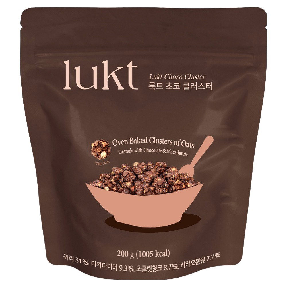 룩트 초코 클러스터, 200g, 1개