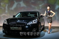 [JK포토] 세계 명차들과 자웅 겨룬다 ‘신형 에쿠스(EQUUS)’