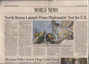 ‘北 로켓, 오바마 외교력 시험대’ WSJ