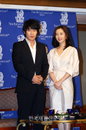 [JK포토]설경구·송윤아, 결혼발표 기자회견 “김제동 씨 미안해요~”