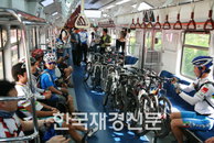 자전거 갖고 지하철 타자..자전거 테마 전용 열차 운행