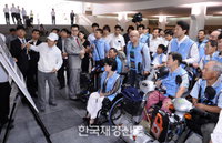 광화문광장 무장애시설 직접 장애인이 점검