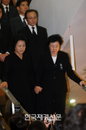 [JK포토] 故 김대중 전 대통령 빈소 찾은 권양숙 여사