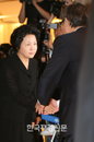 [JK포토] 임시빈소 찾은 권양숙 여사 ‘눈시울 붉혀’