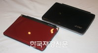 [JK포토] ‘에이서’ 신제품 노트북, “빨강·검정의 조화”