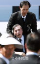 [JK포토] 영결식장 향하는 김홍일 전 의원
