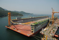 대우조선해양, 초대형 해상 플로팅 도크 준공