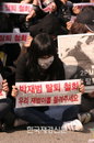 [JK포토] 2PM 팬, “재범오빠 탈퇴해서 너무 슬퍼요”