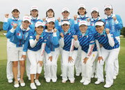 여자골프한일전, 한국 첫날 10승2패 압승