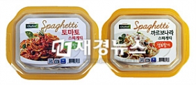 롯데쉐푸드 '생토핑가득 까르보나라&토마토스파게티'