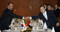 아부다비은행 회장, 우리금융그룹 방문