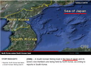 CNN, 북한 대승호 나포소식 보도에 '일본해' 표기 논란