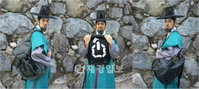 한상진, 협찬사진 한복+백팩 진지표정 폭소