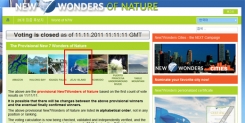 The New7wonders.com 캡쳐