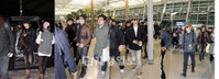 엠블랙 4인 4색 매력 발산 데님 공항 패션 대결 '누가 누가 잘입었나?'