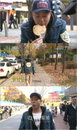 ‘1박 2일’ 은지원, 꾸러기 패션 선보이며 단풍구경