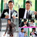 '영광의 재인'천정명,촬영장 '해피 귀요미'등극‥지폐다발 들고 재벌남 행세