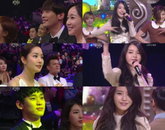 아이유,'KBS 연기대상'축하무대,'배우들 '연신 흐뭇'