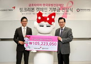 금호타이어, 한국유방건강재단에 기부금 1억여원 전달