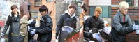 뉴이스트, 훈훈 ‘봉사활동 포착’ … 팬클럽과 연탄배달에 나서