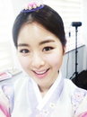 한지우, 고운 한복 입고 설 인사 전해