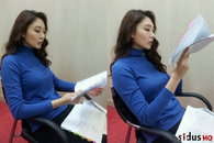 <아이리스2> ‘미녀 팀장’ 차현정, 열공 모드 현장사진 눈길
