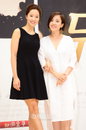 [JK포토]'두 여자의 방' 박은혜-왕빛나 "라이벌 다운 흑백 패션과 미모 대결"